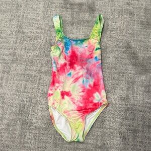 Vibrant Tie-Dye One-Piece Swimsuit NWT